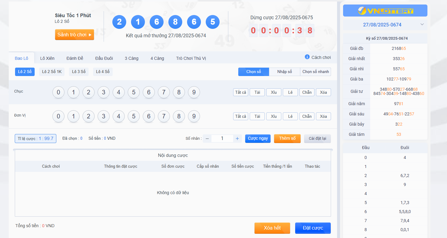Quy trình tham gia chơi xổ số AU88
